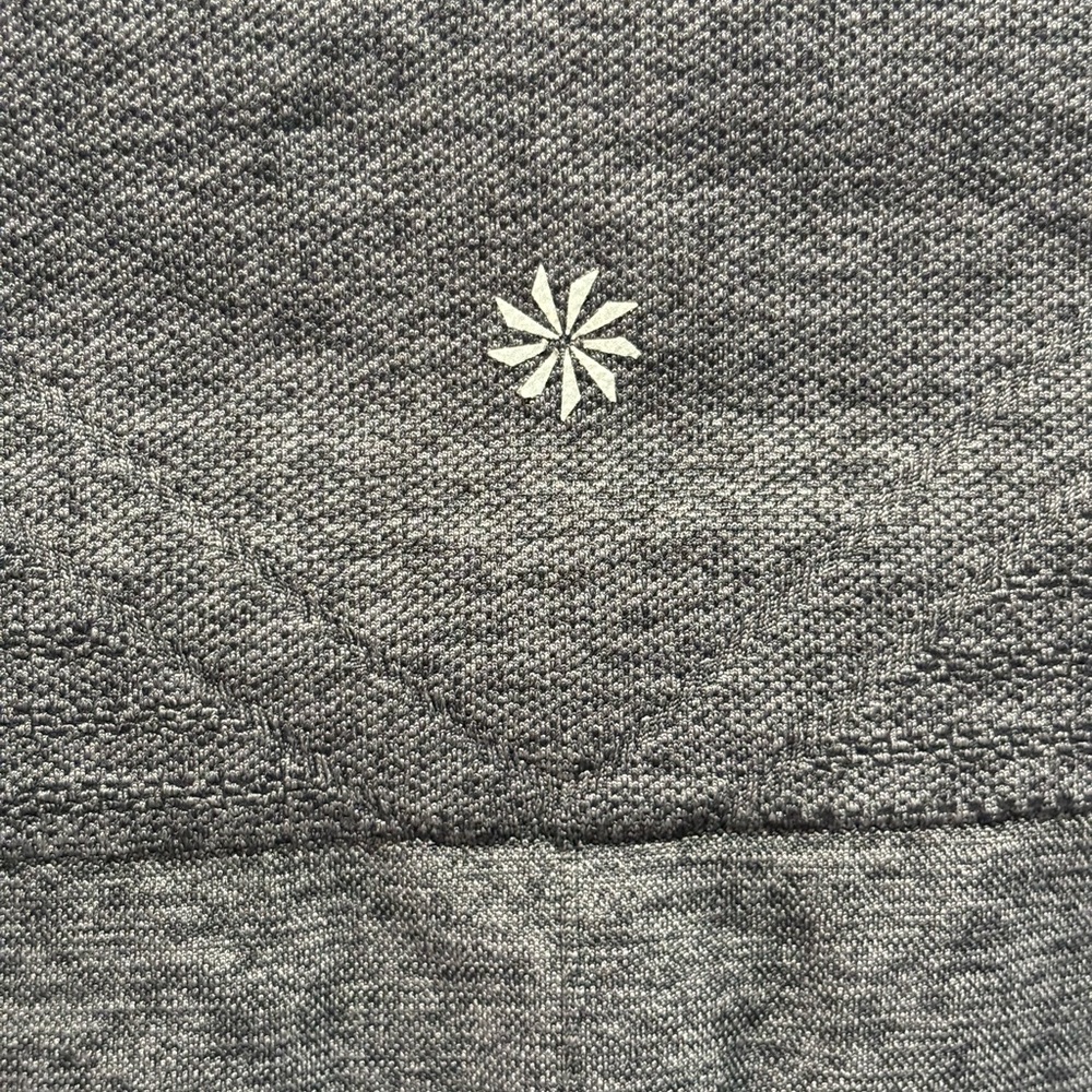 Athleta Medium Gray Compression Ribbed Training L… - image 5